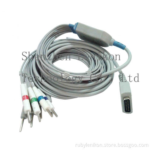 GE Marquette din 10 lEads Din EKG Cable